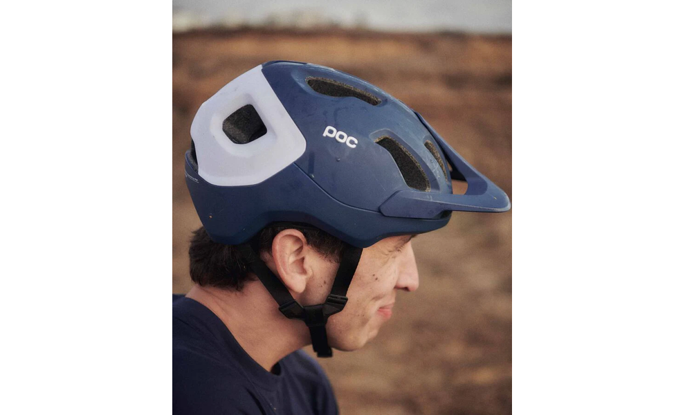 Велошолом POC Axion SPIN (Lead Blue Matt), Колір: Lead Blue Matt, Розмір: M-L/55-58, зображення 5