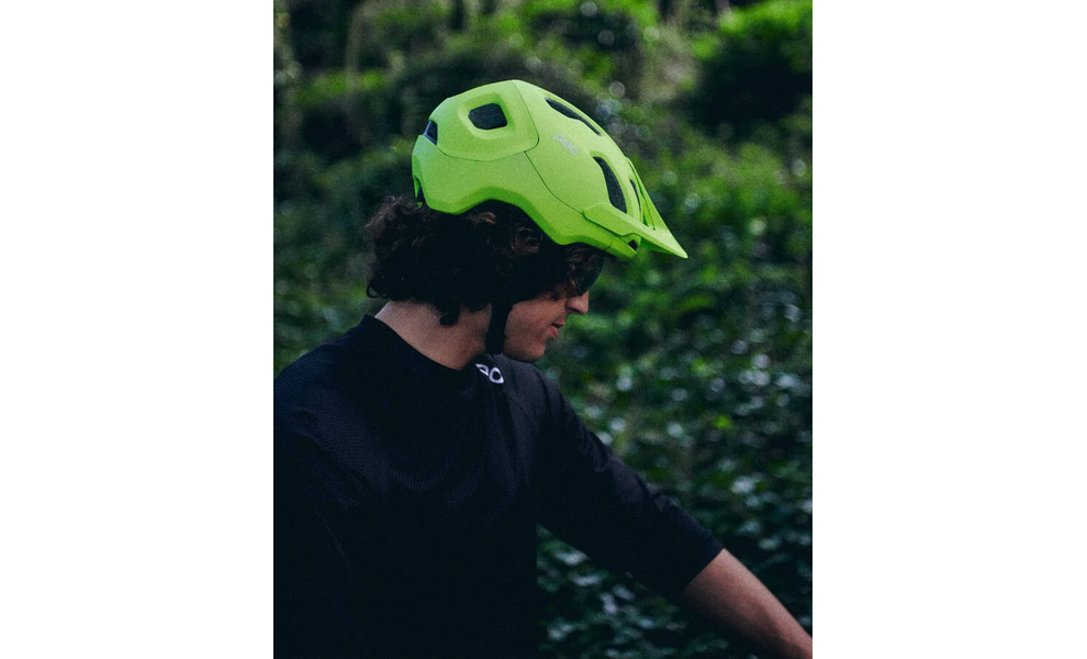 Велошолом POC Axion SPIN (Fluorescent Yellow/Green Matt), Колір: Fluorescent Yellow/Green Matt, Розмір: M-L/55-58, зображення 5