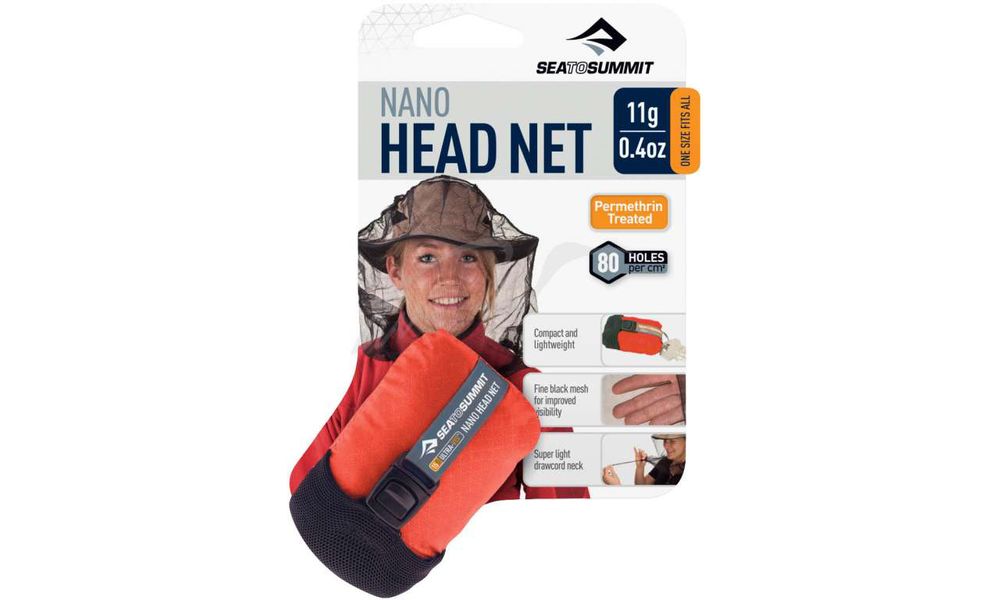 Москітна сітка на голову Sea to Summit Mosquito Headnet Nano Permethrin, зображення 4