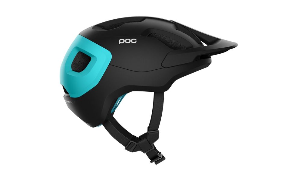 Велошолом POC Axion SPIN (Uranium Black/Kalkopyrit Blue Matt), Колір: Uranium Black/Kalkopyrit Blue Matt, Розмір: M-L/55-58, зображення 4