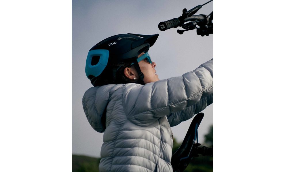 Велошолом POC Axion SPIN (Uranium Black/Kalkopyrit Blue Matt), Колір: Uranium Black/Kalkopyrit Blue Matt, Розмір: M-L/55-58, зображення 5