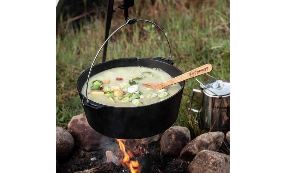 Чавунний казан-жаровня Petromax Dutch Oven на 10,8 л, Тип конструкції: без ніжок, Об'єм: 10,8, зображення 4