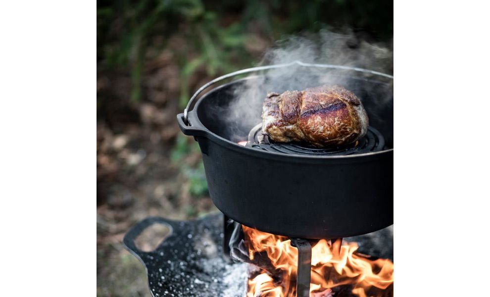 Чавунний казан-жаровня Petromax Dutch Oven на 10,8 л, Тип конструкції: без ніжок, Об'єм: 10,8, зображення 7