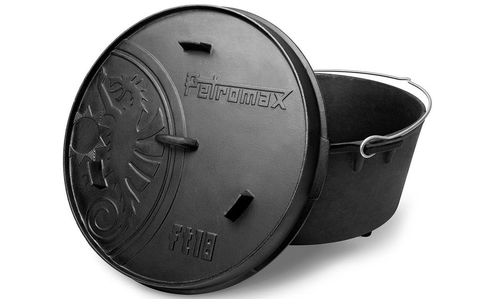 Чавунний казан-жаровня на ніжках Petromax Dutch Oven на 16,1 л, Тип конструкції: з ніжками, Об'єм: 16,1, зображення 2
