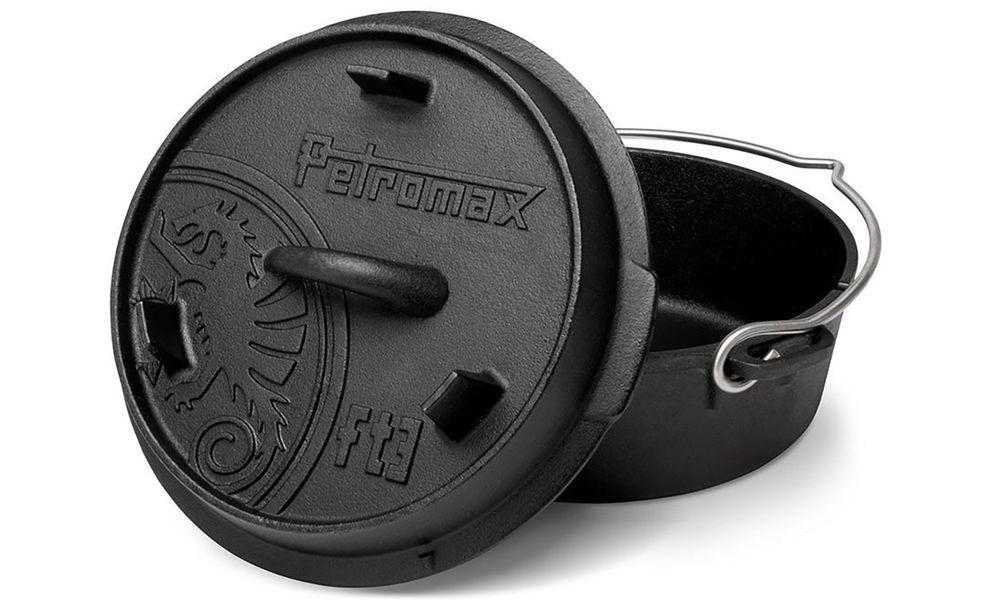 Чавунний казан-жаровня Petromax Dutch Oven на 1,6 л, Тип конструкції: без ніжок, Об'єм: 1,6, зображення 2