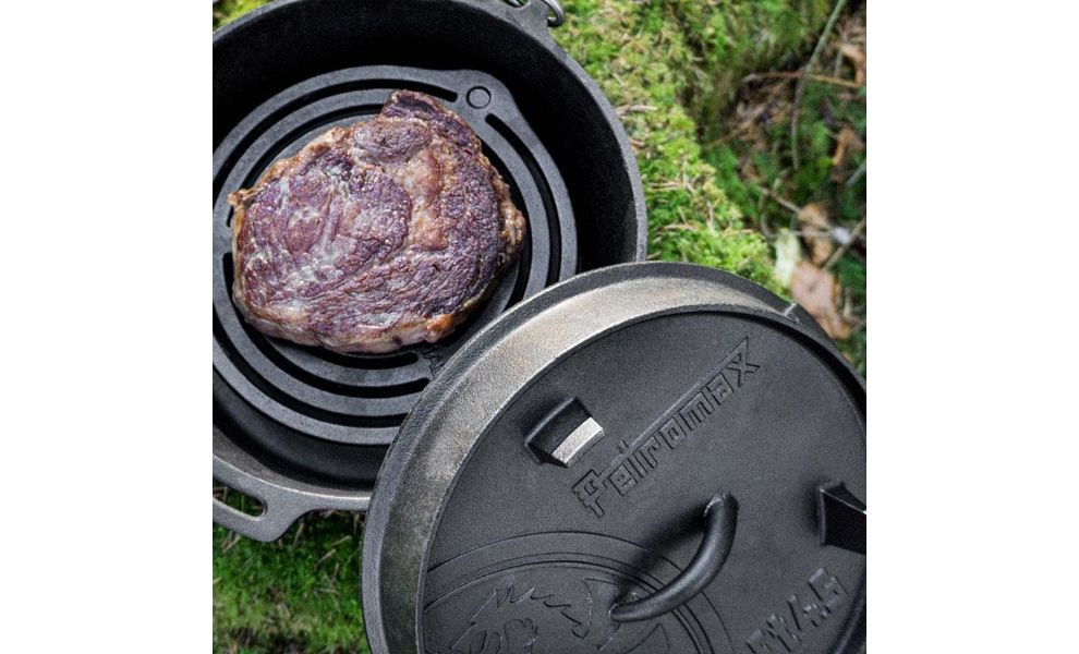 Чавунний казан-жаровня на ніжках Petromax Dutch Oven на 3,5 л, Тип конструкції: з ніжками, Об'єм: 3,5, зображення 6