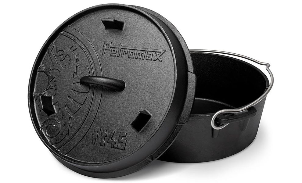 Чавунний казан-жаровня Petromax Dutch Oven на 3,5 л, Тип конструкції: без ніжок, Об'єм: 3,5, зображення 2