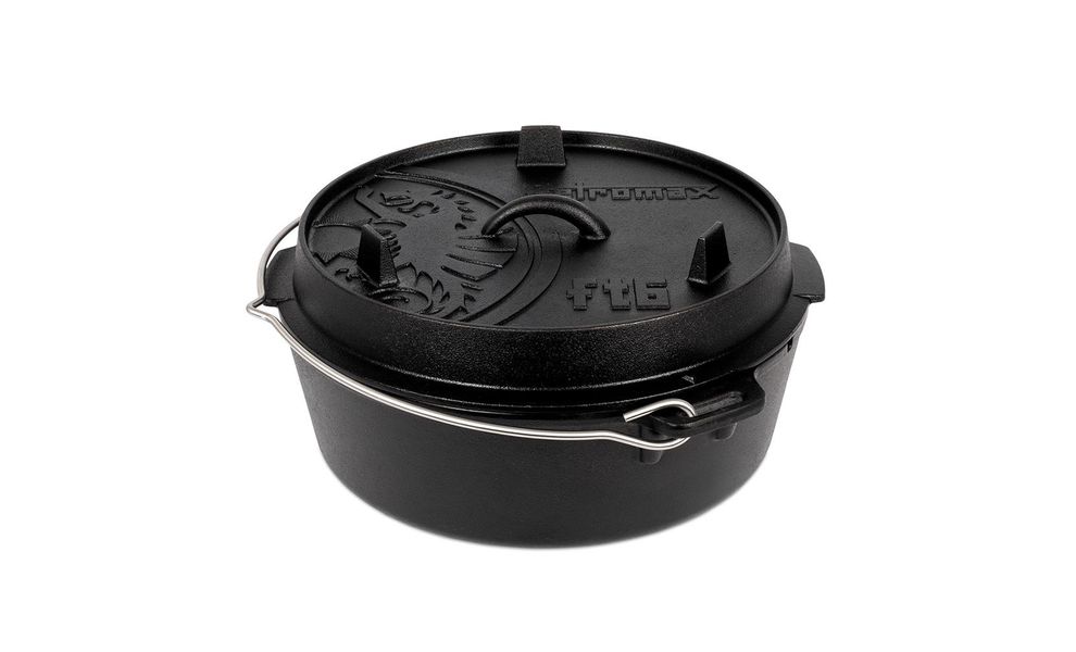 Чавунний казан-жаровня Petromax Dutch Oven на 5,5 л, Тип конструкції: без ніжок, Об'єм: 5,5, зображення 2