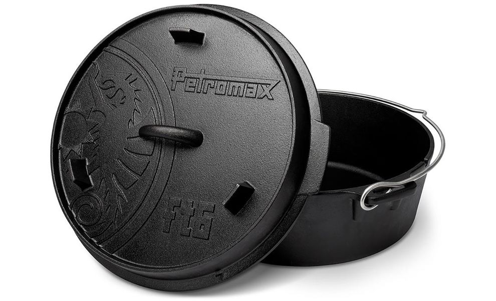 Чавунний казан-жаровня Petromax Dutch Oven на 5,5 л, Тип конструкції: без ніжок, Об'єм: 5,5, зображення 3