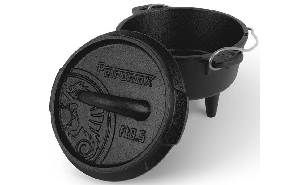 Чавунний казан-жаровня на ніжках Petromax Dutch Oven на 0,6 л, Тип конструкції: з ніжками, Об'єм: 0,6, зображення 2