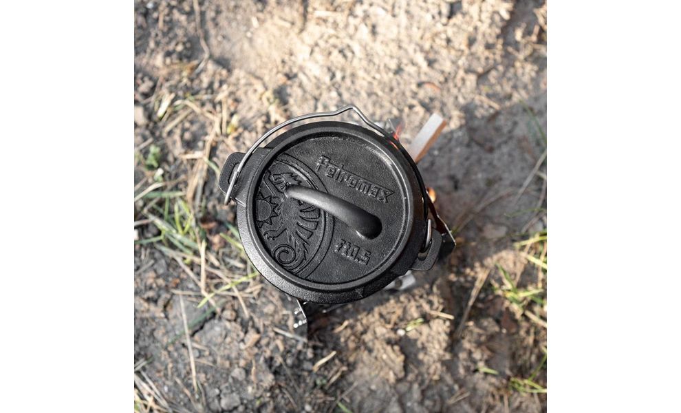 Чавунний казан-жаровня на ніжках Petromax Dutch Oven на 0,6 л, Тип конструкції: з ніжками, Об'єм: 0,6, зображення 4