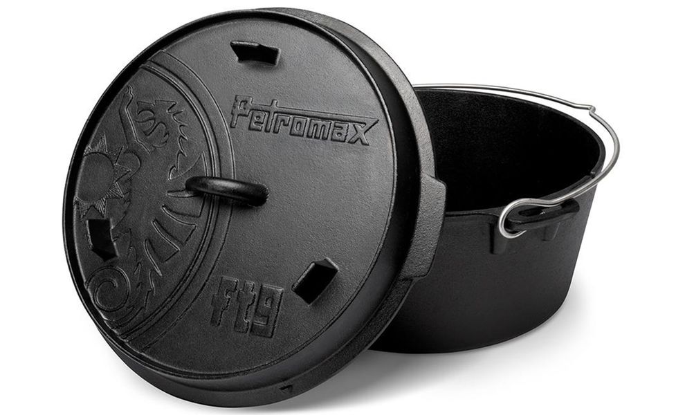 Чавунний казан-жаровня Petromax Dutch Oven на 7,5 л, Тип конструкції: без ніжок, Об'єм: 7,5, зображення 2