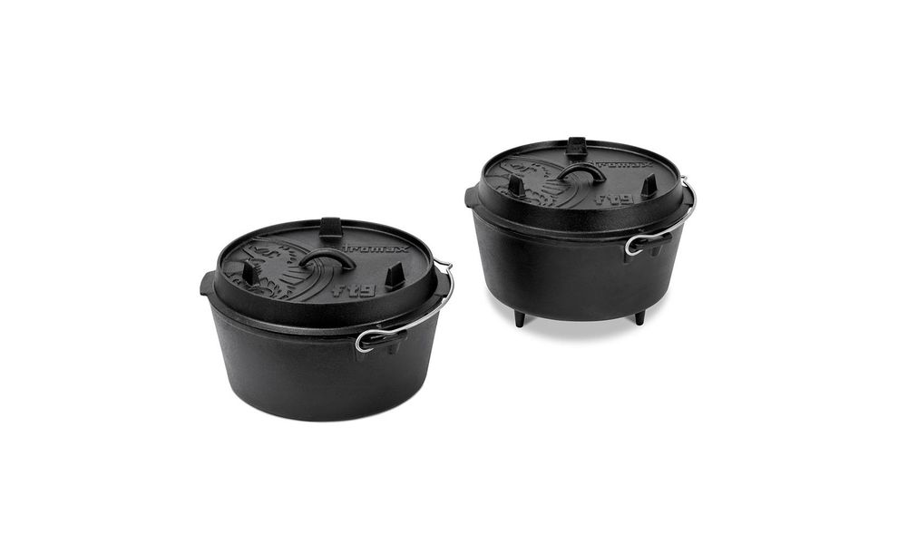 Чавунний казан-жаровня Petromax Dutch Oven на 7,5 л, Тип конструкції: без ніжок, Об'єм: 7,5, зображення 3