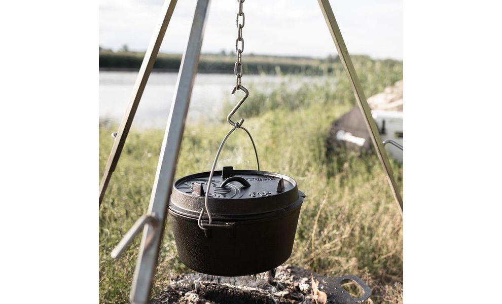 Чавунний казан-жаровня Petromax Dutch Oven на 7,5 л, Тип конструкції: без ніжок, Об'єм: 7,5, зображення 8