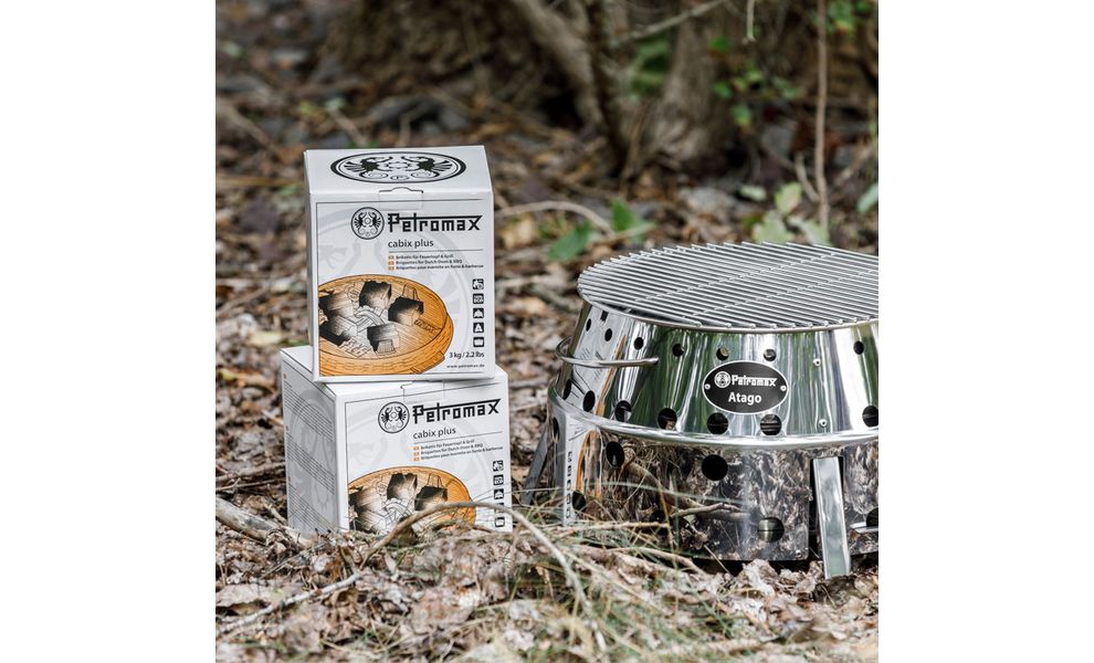 Брикети вугільні Petromax Cabix Plus Briquettes for Dutch Oven and BBQ, 3 кг, зображення 6