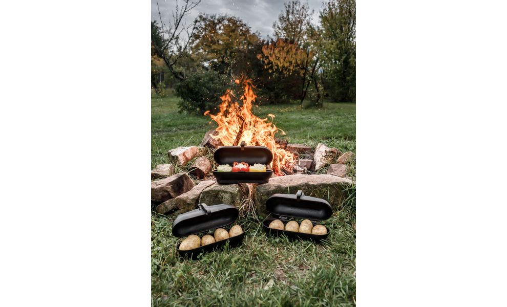 Чавунна жаровня Petromax Cast-Iron Potato Cooker на 1,8 л, Об'єм: 1,8, зображення 16