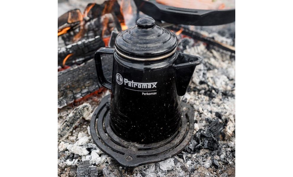 Чавунна підставка з ніжками 4-в-1 Petromax Cast-Iron Stack Grate для казанів-жаровень Dutch Oven, 23 см, Різновид: Ø23 см, з ніжками, зображення 4