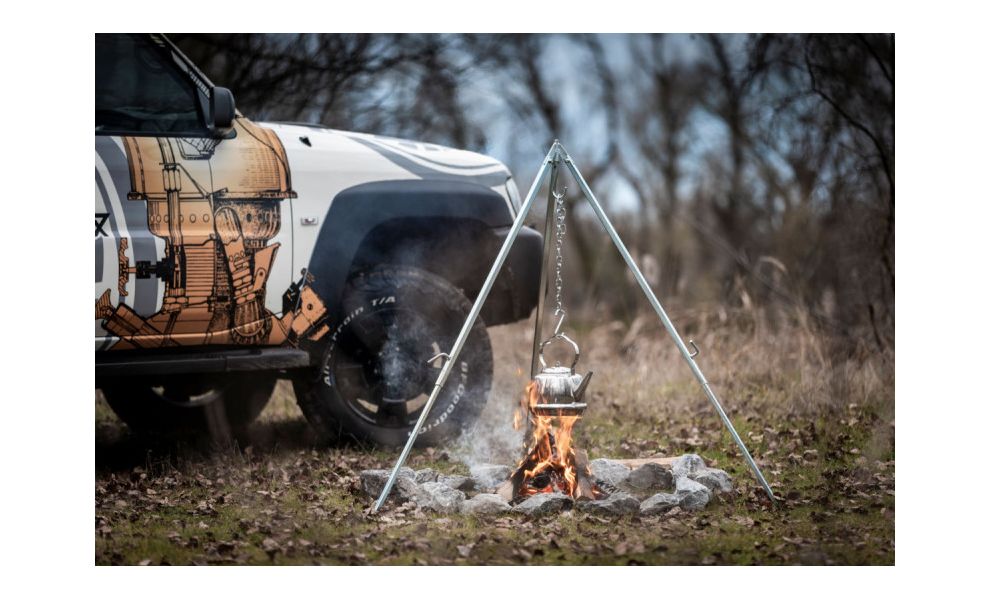 Кемпінгова тринога для багаття Petromax Cooking Tripod, зображення 7