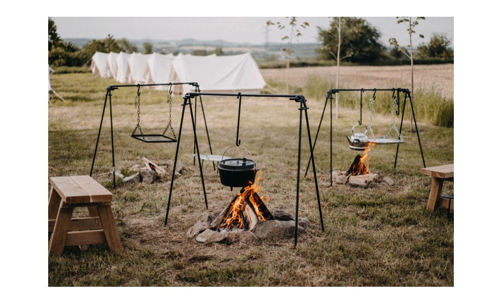 Стійка для одночасного готування кількох страв на багатті Petromax Fire Bridge, зображення 7