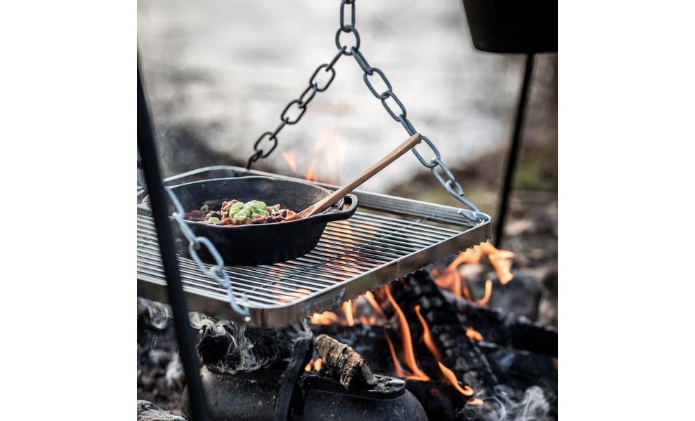 Стійка для одночасного готування кількох страв на багатті Petromax Fire Bridge, зображення 6