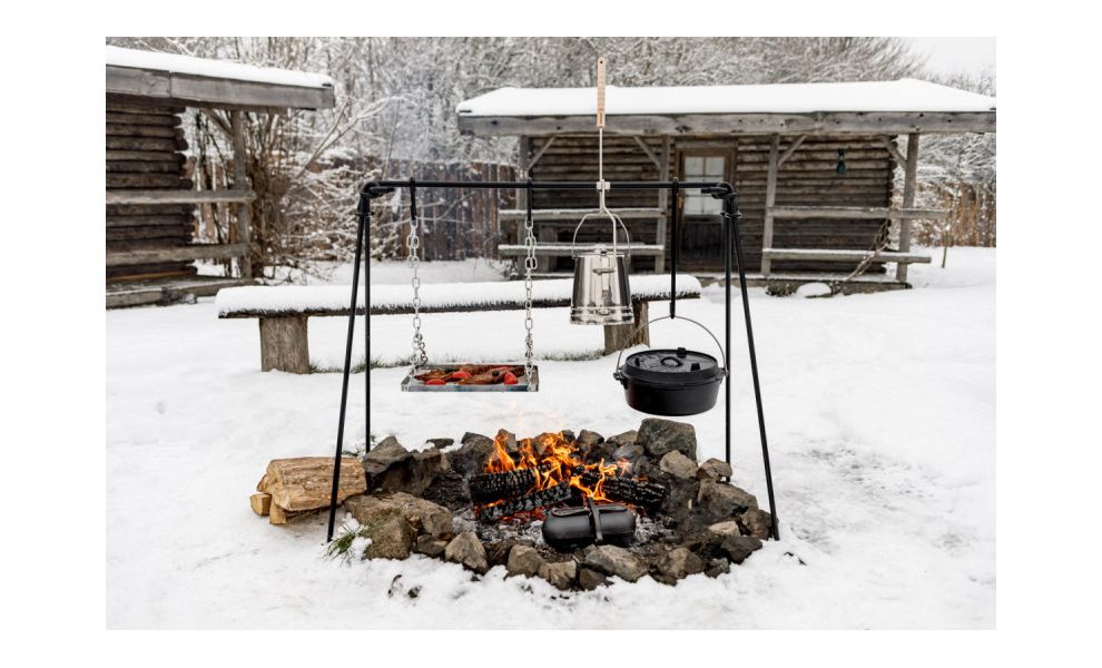 Стійка для одночасного готування кількох страв на багатті Petromax Fire Bridge, зображення 8