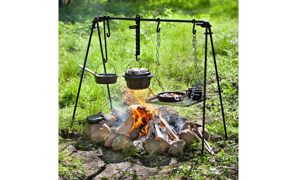 Стійка для одночасного готування кількох страв на багатті Petromax Fire Bridge, зображення 11