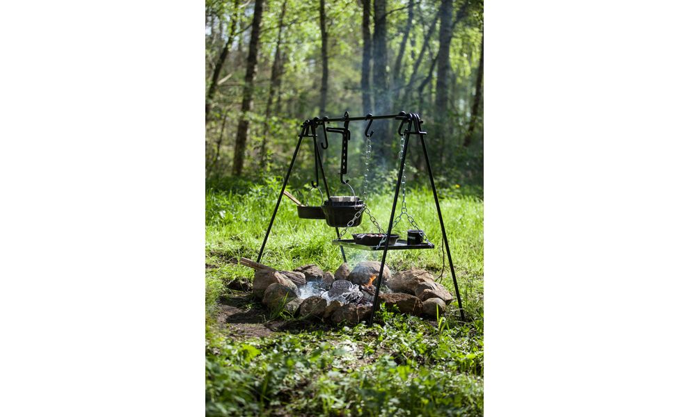 Стійка для одночасного готування кількох страв на багатті Petromax Fire Bridge, зображення 10