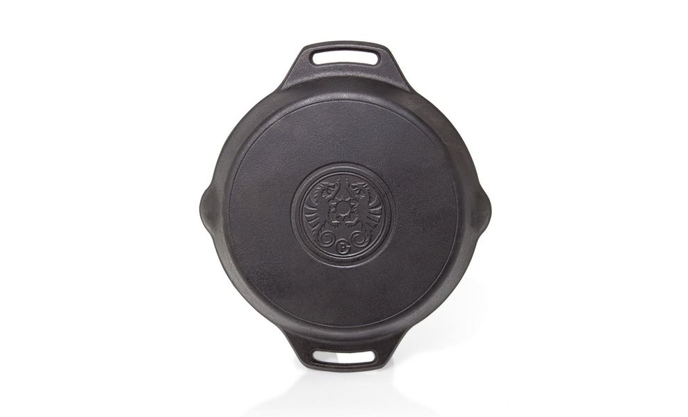 Чавунна сковорода Petromax Fire Skillet, Ø30 см (з ручками-петлями), Тип конструкції: з ручками-петлями, Діаметр верхній: 30, зображення 3