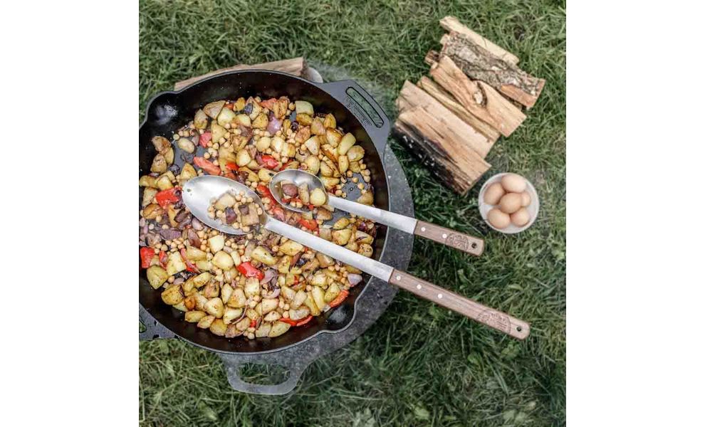 Чавунна сковорода Petromax Fire Skillet, Ø50 см (з ручками-петлями), Тип конструкції: з ручками-петлями, Діаметр верхній: 50, зображення 6