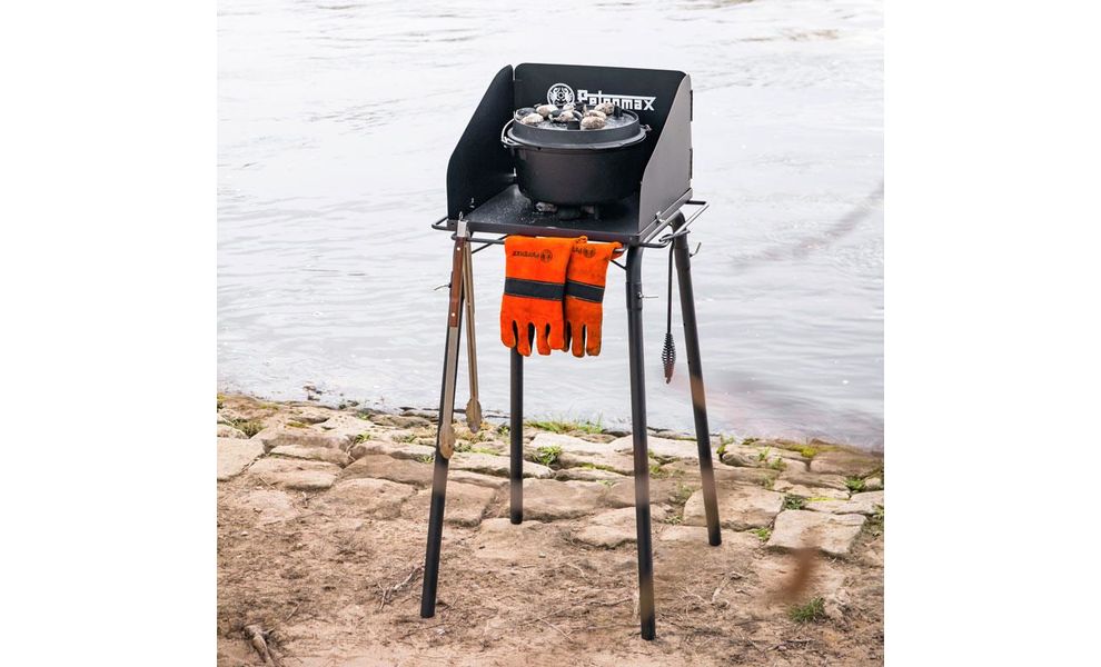 Металевий стіл для готування на вугіллі з Petromax Dutch Oven, 45x45 см, Різновид: розмір стільниці - 45x45 см, зображення 5