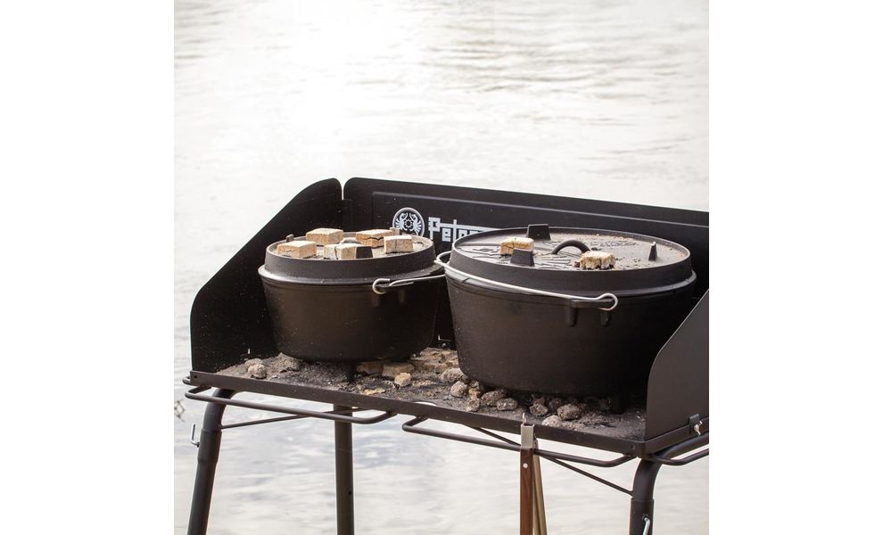 Металевий стіл для готування на вугіллі з Petromax Dutch Oven, 90x45 см, Різновид: розмір стільниці - 90x45 см, зображення 6