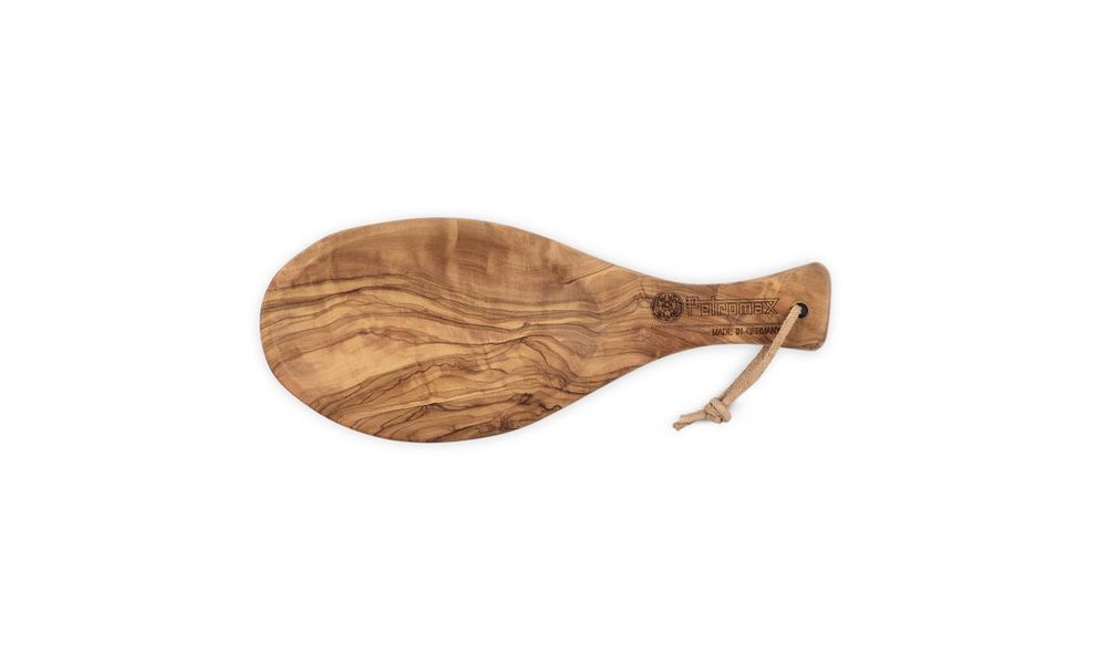 Туристична дерев'яна миска-черпачок Petromax Flat Bowl Olive Wood, 23 см, Тип розміру: довжина - 23 см, зображення 2