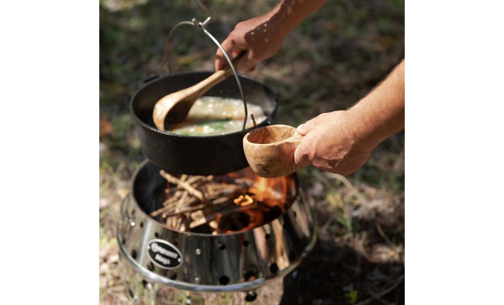 Кемпінговий дерев'яний черпак Petromax Ladle Olive Wood, 60 мл, зображення 4