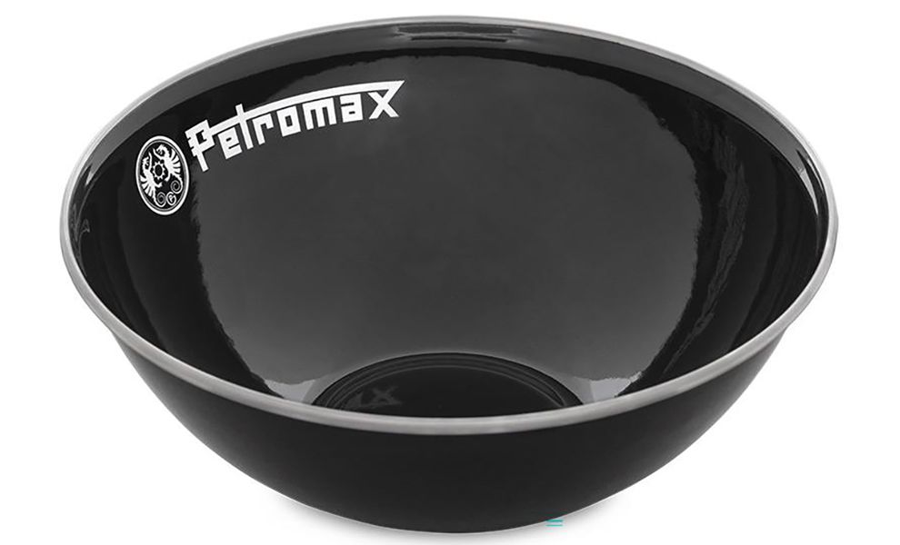 Кемпінговий набір мисок Petromax Enamel (Black) на 1000 мл (2 шт), Об'єм: 1000, Колір виробника: Black, зображення 2