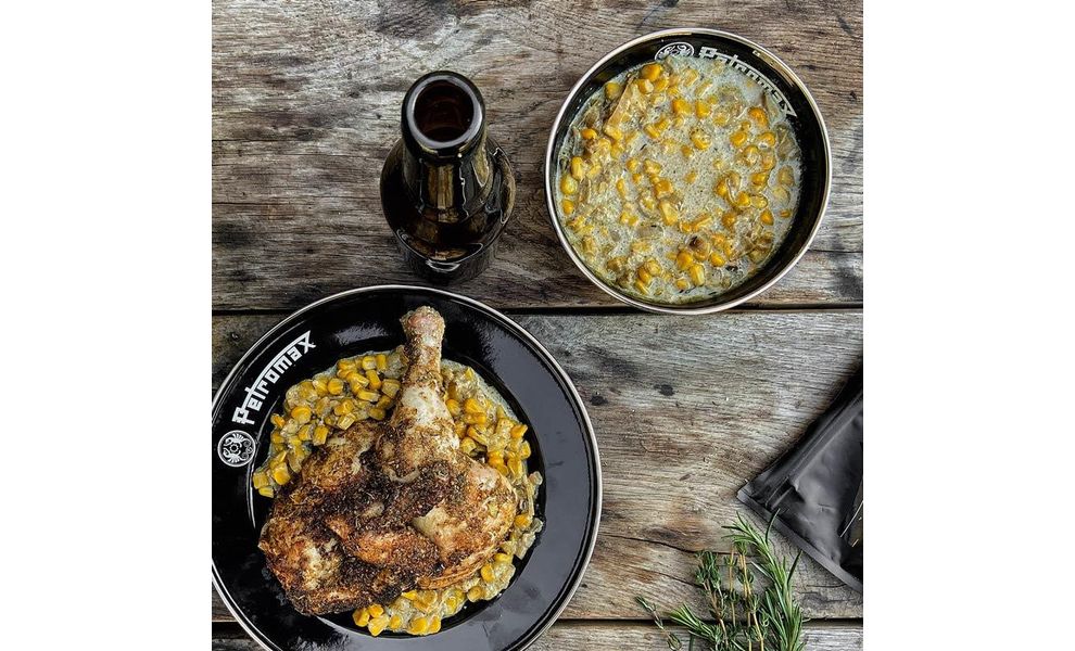 Кемпінговий набір мисок Petromax Enamel (Black) на 500 мл (2 шт), Об'єм: 500, Колір виробника: Black, зображення 5