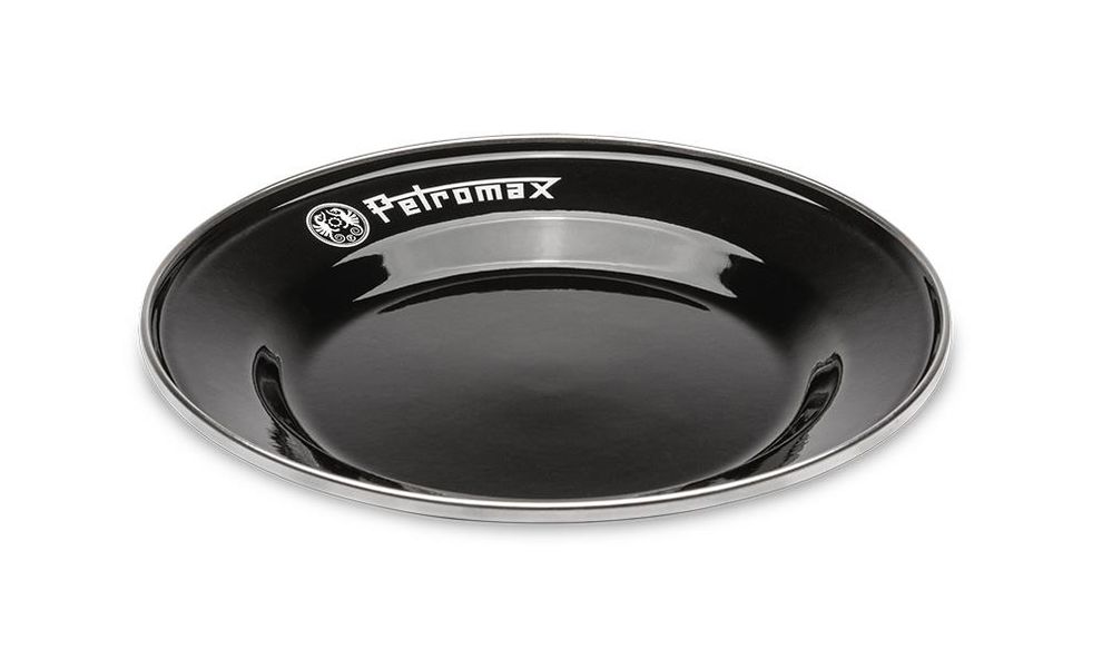 Кемпінговий набір тарілок Petromax Enamel (Black), Ø26 см (2 шт), Діаметр: 26, Колір виробника: Black, зображення 2