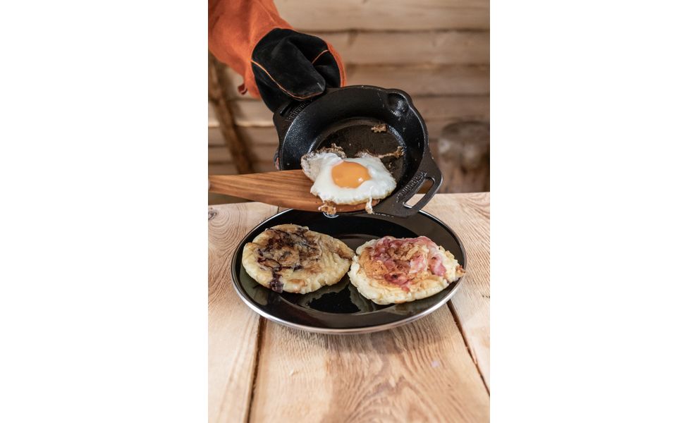 Кемпінговий набір тарілок Petromax Enamel (Black), Ø18 см (2 шт), Діаметр: 18, Колір виробника: Black, зображення 7