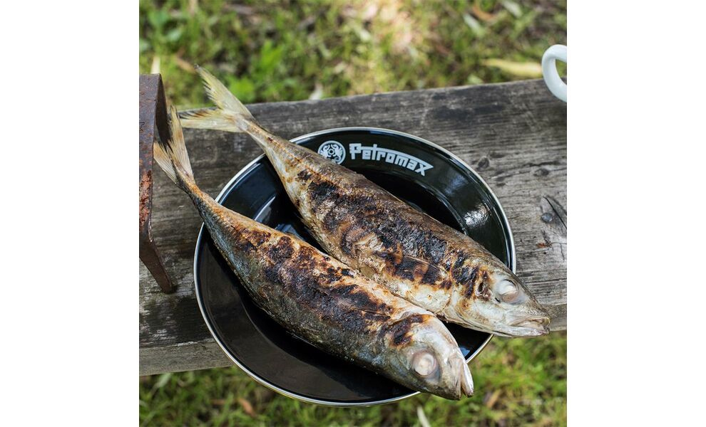 Кемпінговий набір тарілок Petromax Enamel (Black), Ø26 см (2 шт), Діаметр: 26, Колір виробника: Black, зображення 6