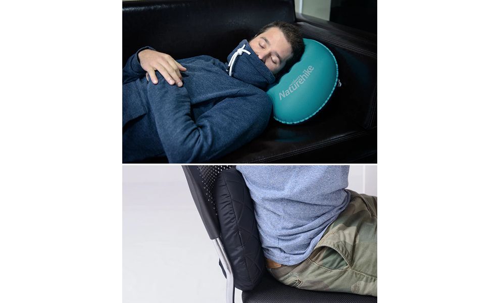 Туристична надувна подушка Naturehike NH17T013-Z (Green), Колір виробника: Green, зображення 5