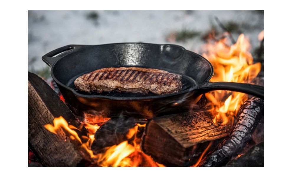 Чавунна сковорода-гриль Petromax Grill Fire Skillet, Ø30 см (з довгою ручкою), Тип конструкції: з довгою ручкою, Діаметр верхній: 30, зображення 7