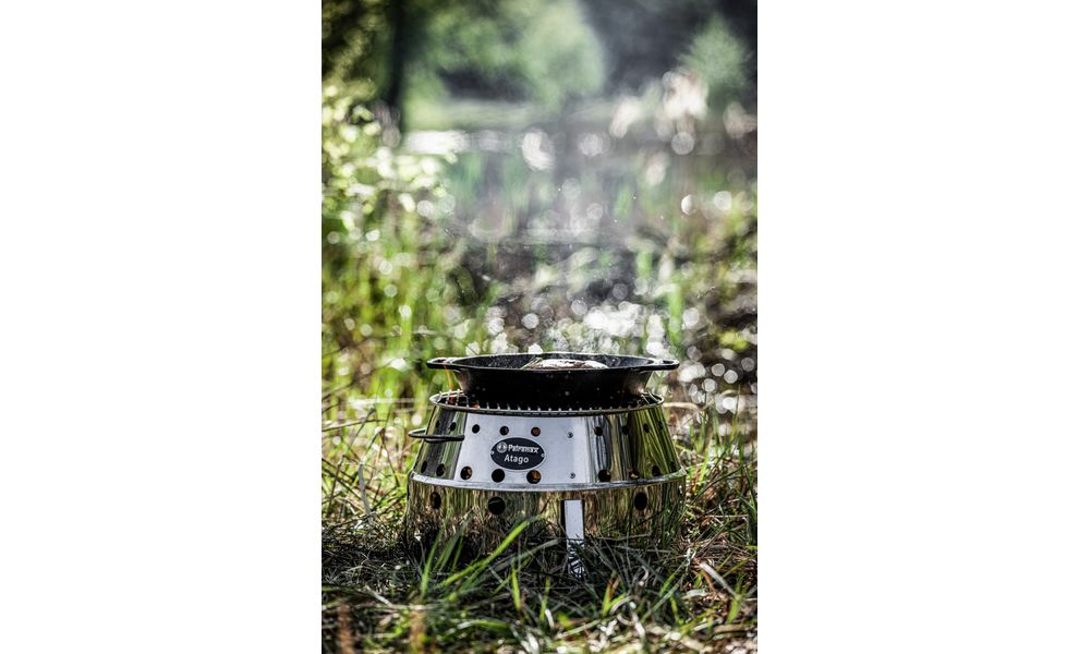 Чавунна сковорода-гриль Petromax Grill Fire Skillet, Ø30 см (з ручками-петлями), Тип конструкції: з ручками-петлями, Діаметр верхній: 30, зображення 10