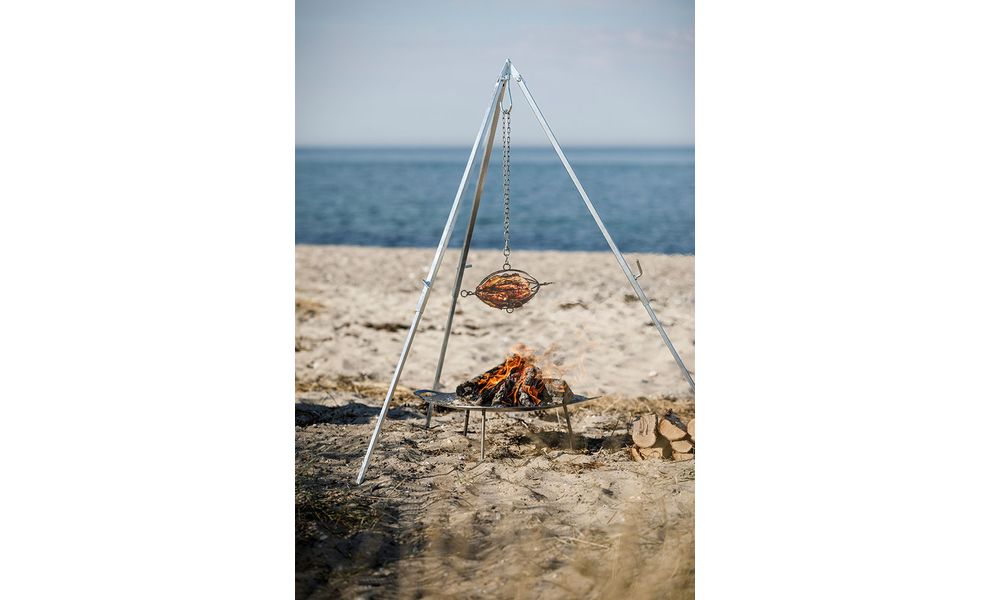 Підвісний кошик-гриль для запікання над вогнищем Petromax Hanging Poultry Grill Basket, зображення 10