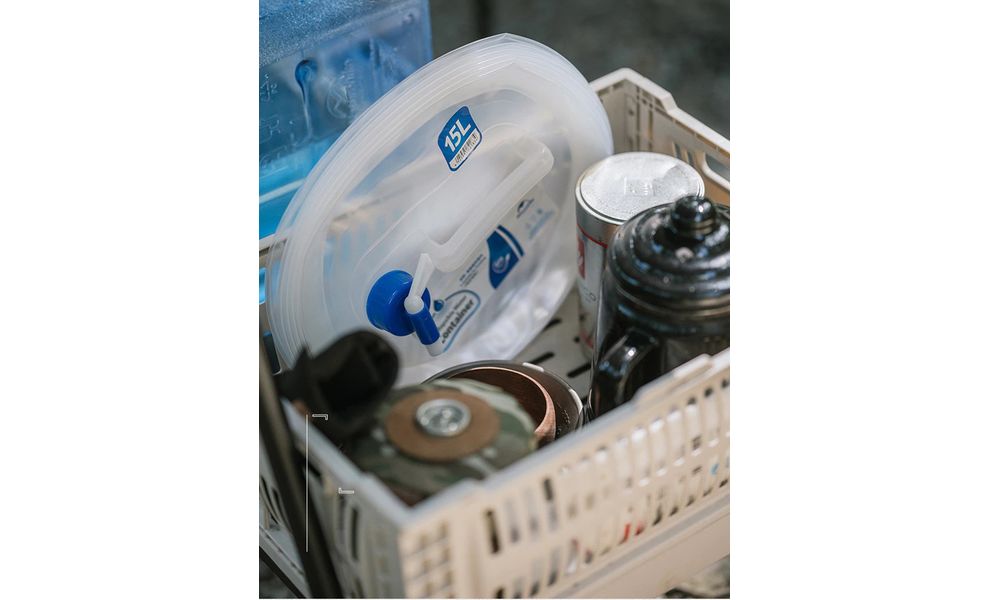 Туристична складна каністра для води з краном Naturehike NH14S002-T на 10 л, Об'єм: 10, Колір виробника: прозорий, зображення 6