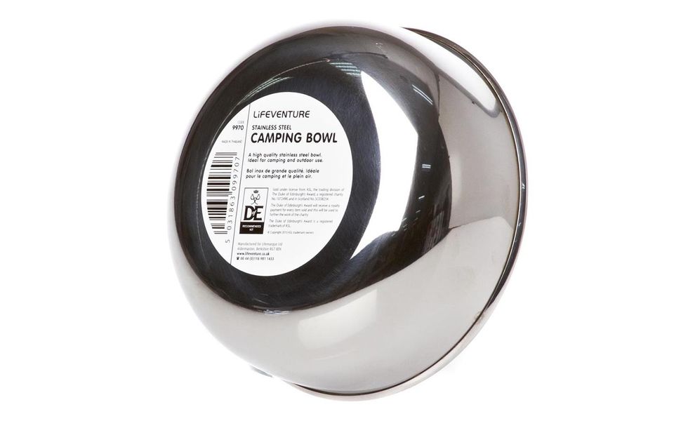 Туристична миска Lifeventure Camping, нержавіюча сталь, зображення 4