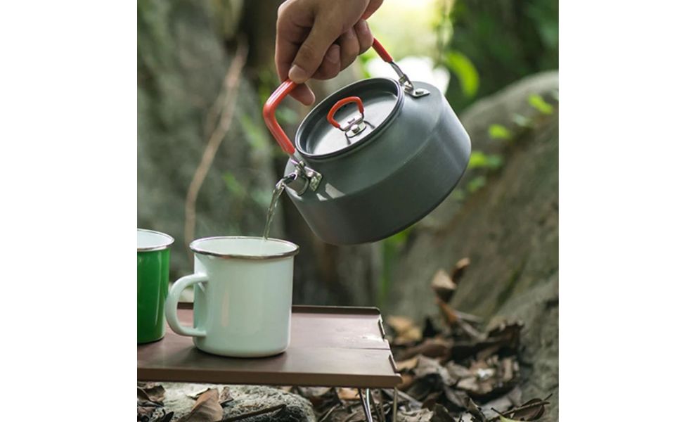 Туристичний чайник Naturehike NH17C020-H на 1,45 л, анодований алюміній, Об'єм: 1,45, зображення 8