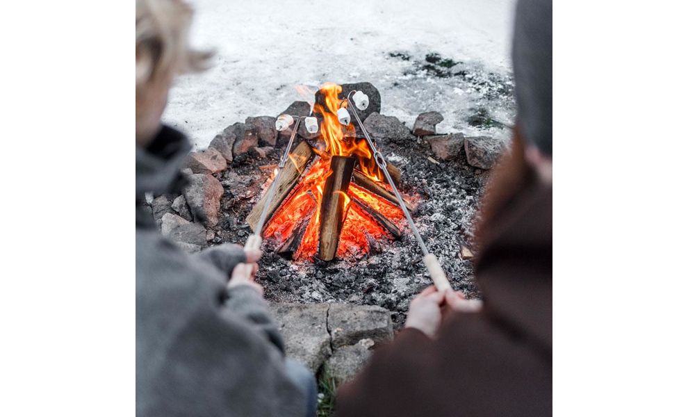 Набір загнутих шампурів для багаття Petromax Campfire Skewer LS2 (2 шт.), зображення 6