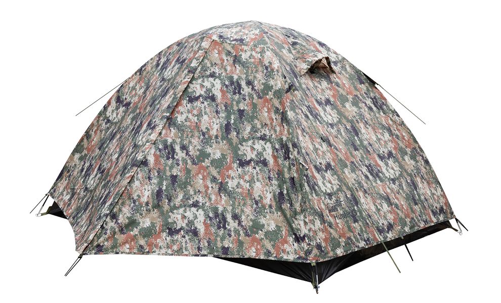 3-місний намет Tramp Hunter 3: двошаровий, камуфляжний, Кількість місць: 3, Колір: Camouflage, зображення 3