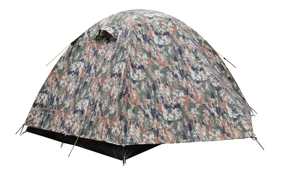 3-місний намет Tramp Hunter 3: двошаровий, камуфляжний, Кількість місць: 3, Колір: Camouflage, зображення 6