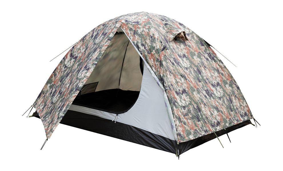 3-місний намет Tramp Hunter 3: двошаровий, камуфляжний, Кількість місць: 3, Колір: Camouflage, зображення 8