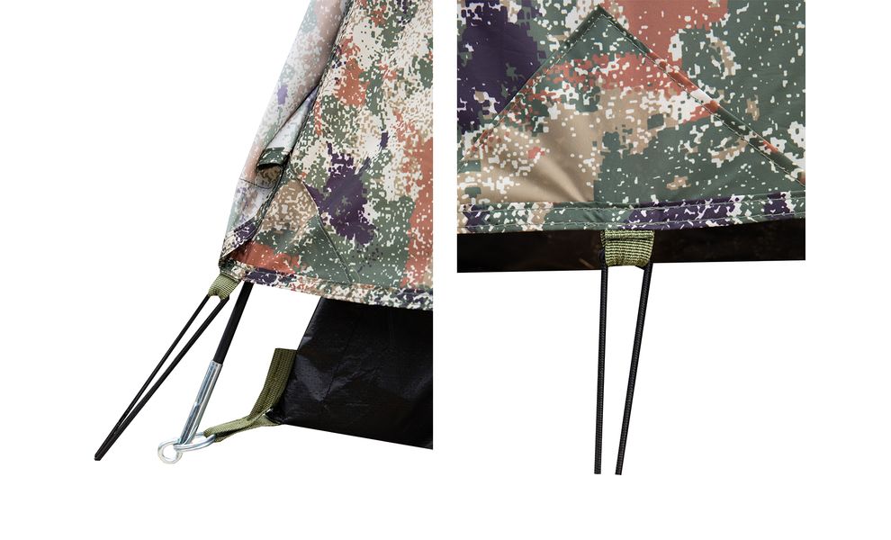 3-місний намет Tramp Hunter 3: двошаровий, камуфляжний, Кількість місць: 3, Колір: Camouflage, зображення 14